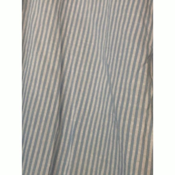H & M Striped Baby Blue & White Dress Shirt Sz XL - Picture 2 of 5